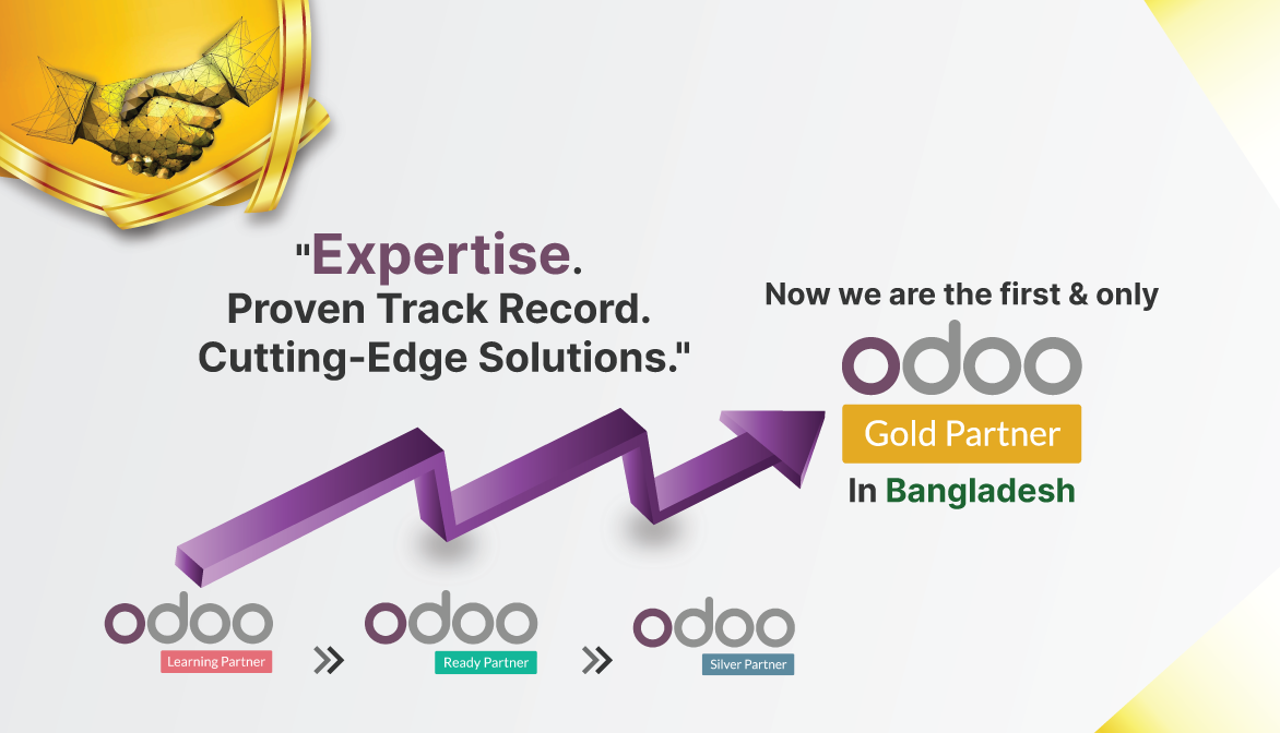 Xsellence Bangladesh Ltd. as the first and only odoo gold partner in Bangladesh